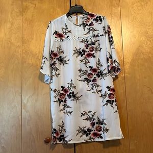Floral dress 3/4 sleeve